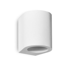 White Plaster Up Down Wall Light Modern Hallway Bedroom Home Wall Lamp Lighting