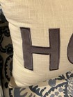 Linen “Home” Throw Pillow - Home Decor Approx.  20” W x 12”H — photo 3