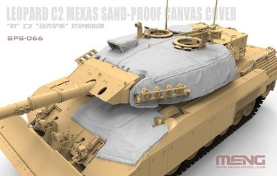 Meng SPS-066 1/35 MBT Leopard C2 MEXAS Sand-Proof Canvas Cover（NO TANK MODEL）