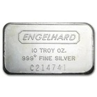 10 oz Silver Bar - Engelhard (Wide-Struck/Logo Back, "C" Prefix)
