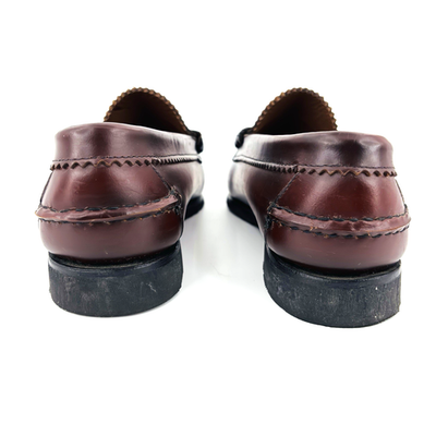 Mens 9.5 3E Extra Wide Allen Edmonds Kenwood Penny Loafer Burgundy