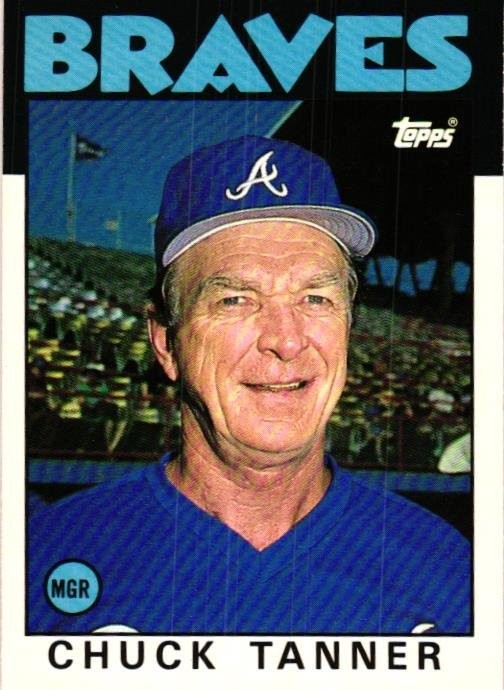 1986 Topps Traded - Chuck Tanner #107T