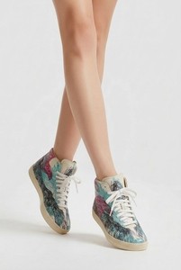 Alexander McQueen PUMA Hi Top Sneakers Size 7 Multi Color Women's
