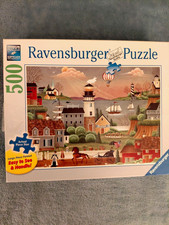 Ravensburger 'Beacons Cove' 500 Pc Large Piece Puzzle Softclick MPN 148998