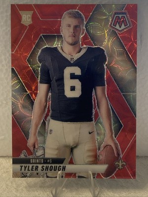 2025 Panini Mosaic - Rookie Variations Tyler Shough #273 Red Scope