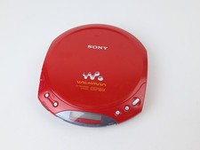 Sony Walkman ESP MAX Rare Red Portable CD Player D-E220 - TESTED Working Y2K