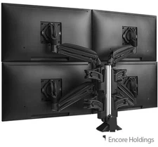 Chief Kontour Desk Mount for Monitor, All-in-One Computer - Black - 4 KXC420B