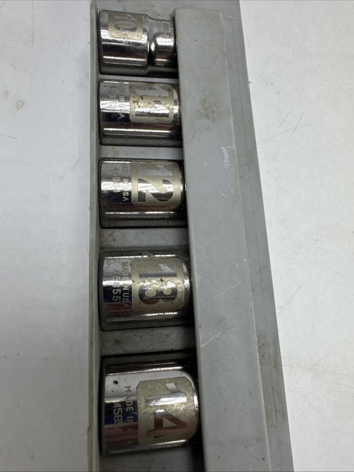 Craftsman 9-34541 9pc Metric Socket Set 10mm-18mm 3/8