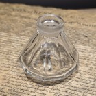 3" Antique Style Glass Inkwell Desk Ink Bottle Writing Accessory — photo 4