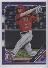 2019 Bowman Chrome Prospects Purple Refractor 246/250 Jordyn Adams #BCP-42 13ys