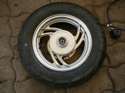 Rex RS 460 Felge + Reifen+ Tachowelle vorne 2.15x10 3.50-10, Kreidler, Johnway