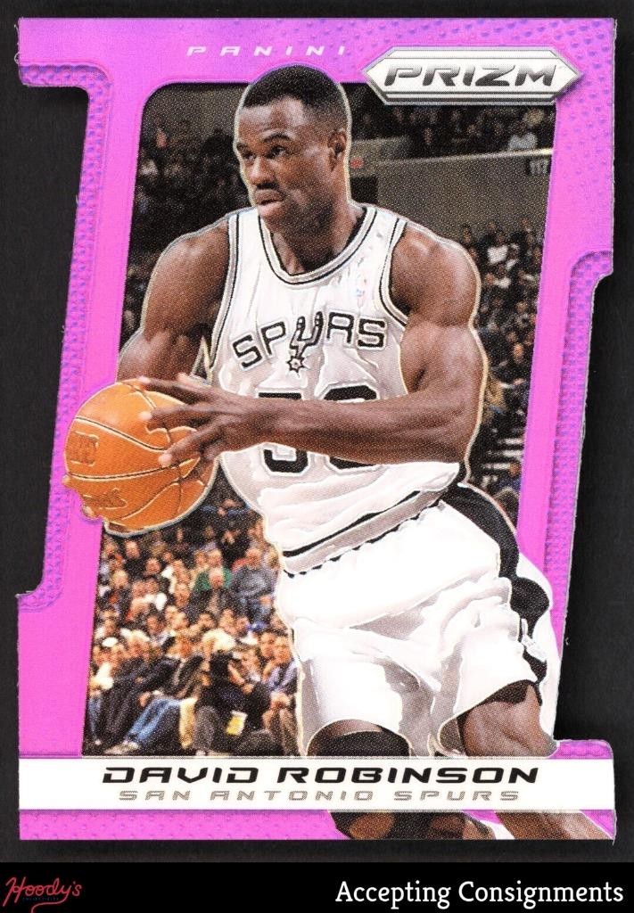 2013-14 Panini Prizm Prizms Purple Die Cut #226 David Robinson 25/49 SPURS