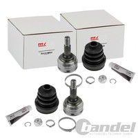 2X NTY Antriebswellengelenk Satz Passend FüR Dacia Logan Renault Clio Modus Twin