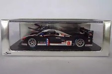Spark 1/43 Peugeot 908 HDi FAP #8 2nd Le Mans 2007 Mini Car Black White