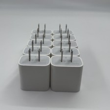 Lot of 10 Genuine OEM Apple 18W USB-C Power Adapters A1720 Fast Chargers Used