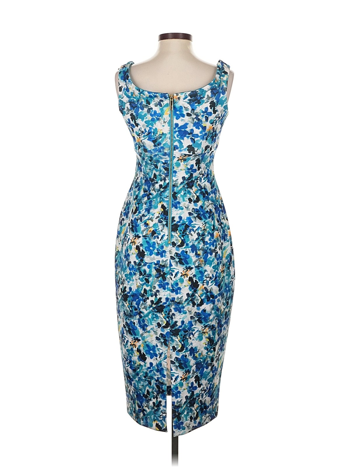 Calvin Klein Women Blue Cocktail Dress 2 thumbnail 2