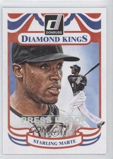 2014 Panini Donruss Diamond Kings Press Proof Silver 9/199 Starling Marte 0f8