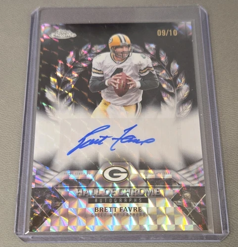 2025 Topps Chrome Brett Favre Hall Of Chrome Autographs (RAW)