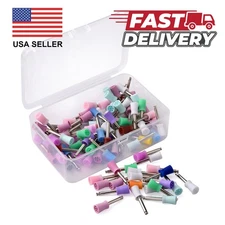 400 Disposable Dental Prophy Polishing Cups Latch Type Rainbow