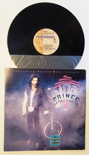 Prince - New Power Generation, 1990 WB 0-21783, 12" Maxi Gold Stamp Promo, NM/NM