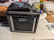 PEAVEY Rage 158 Guitar Amp, Peavy Practice Amplifier USA MADE, Teal strip