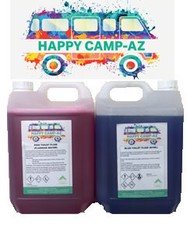 Blue & Pink Chemical Motorhome & Caravan WC Fluid Cleaner & Protector- 2x 5L