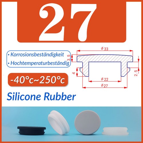 2.5mm-60.6mm Silicone Rubber Grommet Plug Bungs Cable Wiring Protect Bushes - Picture 45 of 63