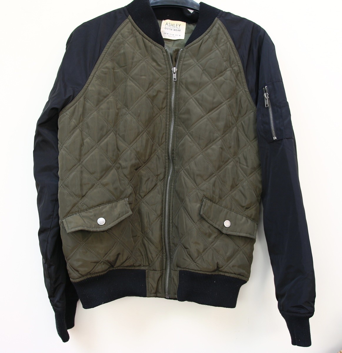 Ashley by 26 international designer size medium green Black Coat Jacket  Cute Y2k