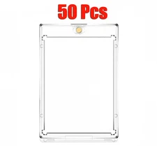 5-50 Pack Magnetic Trading Sport Card Holder 130PT One-Touch UV Protection Cases