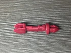 1988 GI JOE BATTLE BARGE Gun MOUNT x1 Hasbro Original Vehicle Part Red