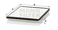 Mann-Filter CU 2530 Filter, Innenraumluft FÜR Ford Ford Australia Nissan-image