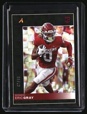 2023 Panini Chronicles Pinnacle Draft Picks Eric Gray Purple RC #47/49