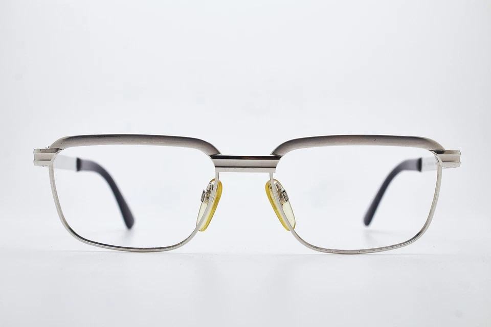 1970s vintage plated eyeglasses RODENSTOCK CANBERRA Wd 1/20-12k White GoldPlated - Image 4 of 4