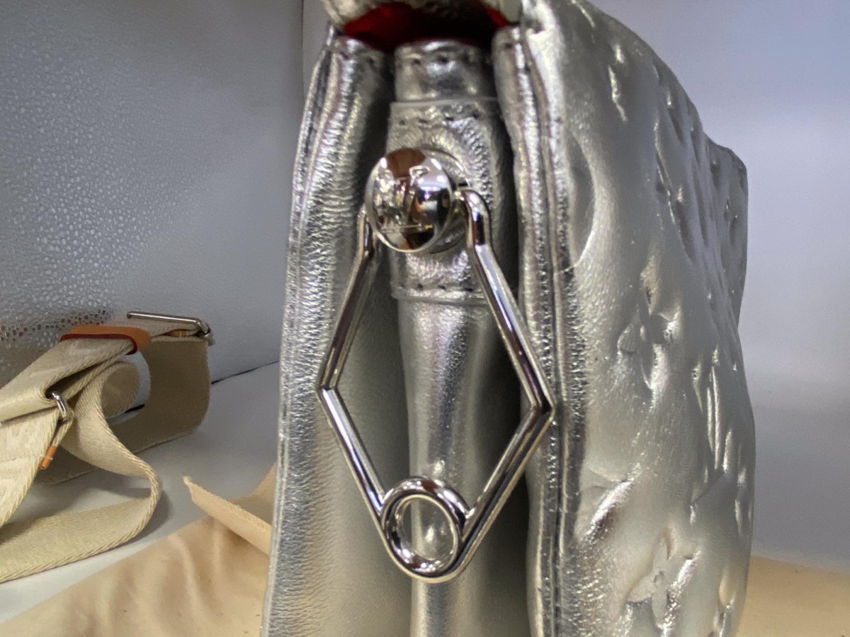 Authentic Louis Vuitton Silver Coussin PM Shoulder Bag | eBay