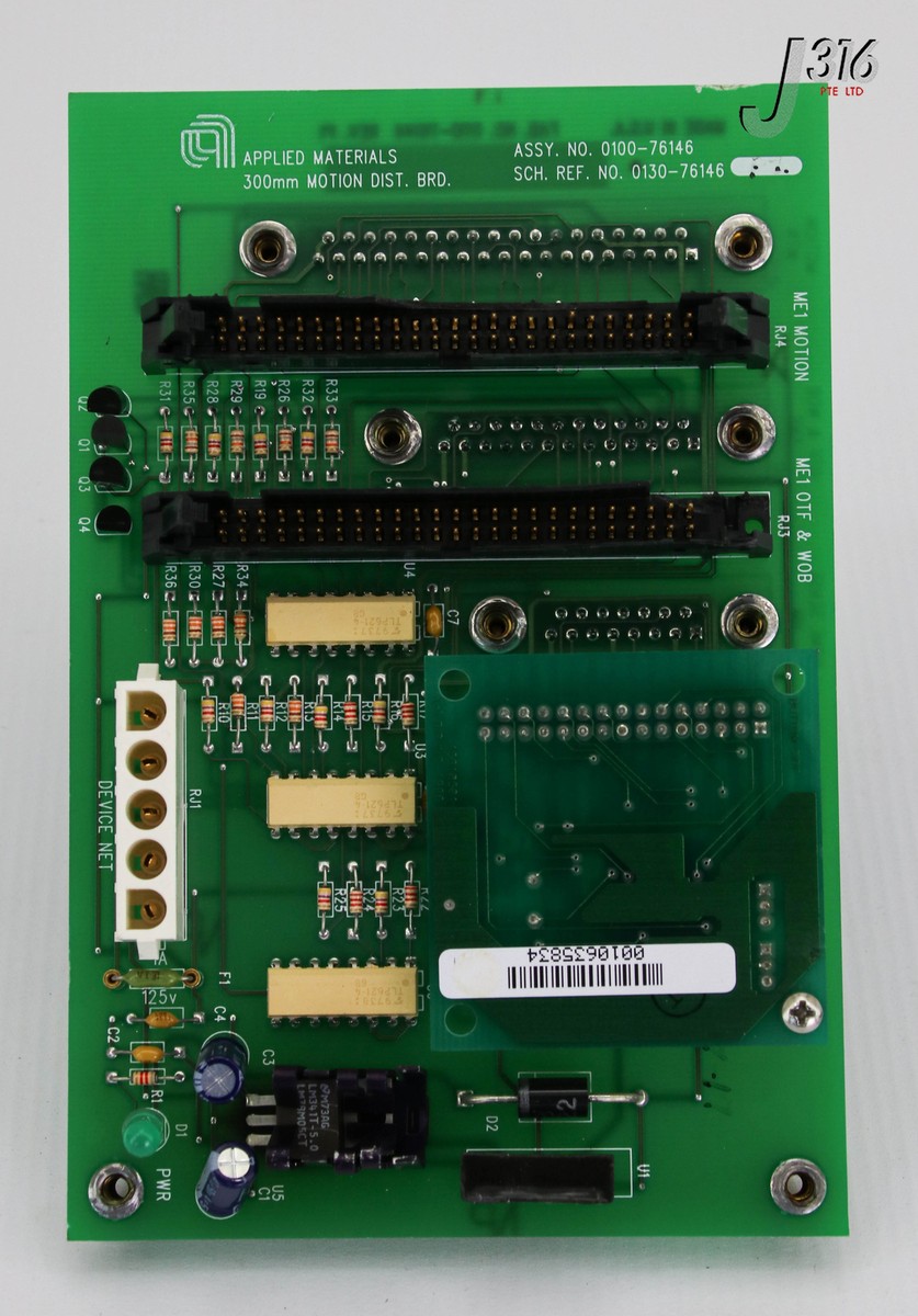 JYUN 15957 APPLIED MATERIALS PCB ASSY 300MM MOTION DIST 0100-76146 | eBay