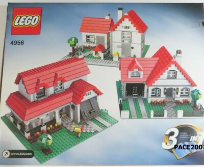 LEGO 4956 Creator House 3-In-One Collectible Building city town 