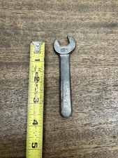 Antique J.H. Williams Co. 701 Single Open End Machinist Wrench ~5/16 but measure
