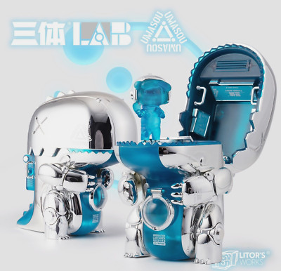 LAB X Litor'sWorks UMASOU! Machine Mecha Chrome Resin 8 inch Tall Art Toy Rare