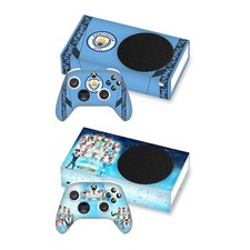 MAN CITY FC 2024 CHAMPIONS VINYL SKIN DECAL FOR SERIES S CONSOLE CONTROLLER