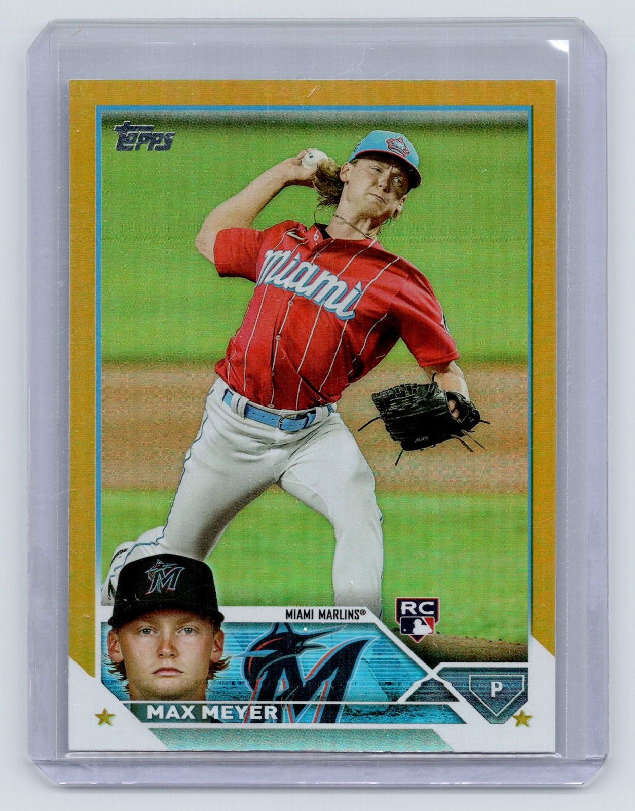 2023 Topps Series 2 Max Meyer #388 Gold Foil Rookie