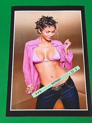 Found 4X6 PHOTO of Sexy Beautiful HALLE BERRY Hollywood Model Actor