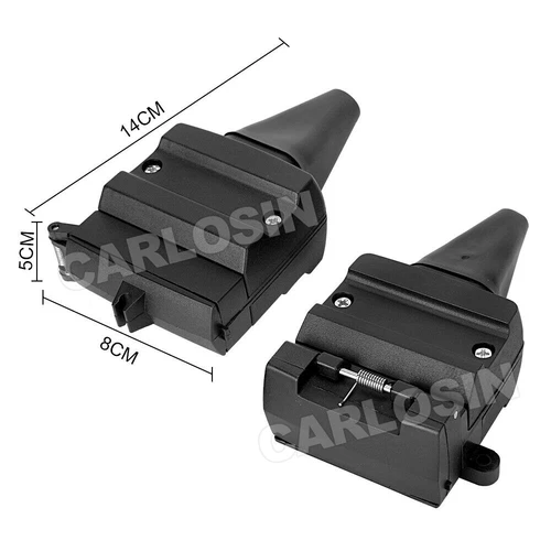 12 Pin Flat Trailer Socket Plug Set Connector Trailer Caravan Camper Adaptor AU - Picture 7 of 9