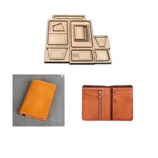 DIY leather craft cardholder wallet die cutting knife mold metal Wallet Mold