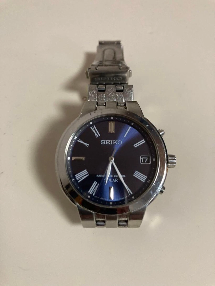 SEIKO SPIRIT 7B52-0AH0 Men's Watch Dial Color navy radio wristwatch Japan