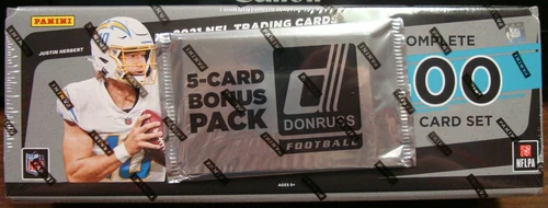 2021 PANINI DONRUSS FOOTBALL COMPLETE SET HOBBY FACTORY SEALED 🔥