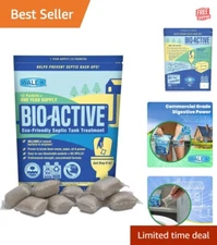 Commercial-Strength -Active Septic Treatment: 12 Packets for a Healthy Home