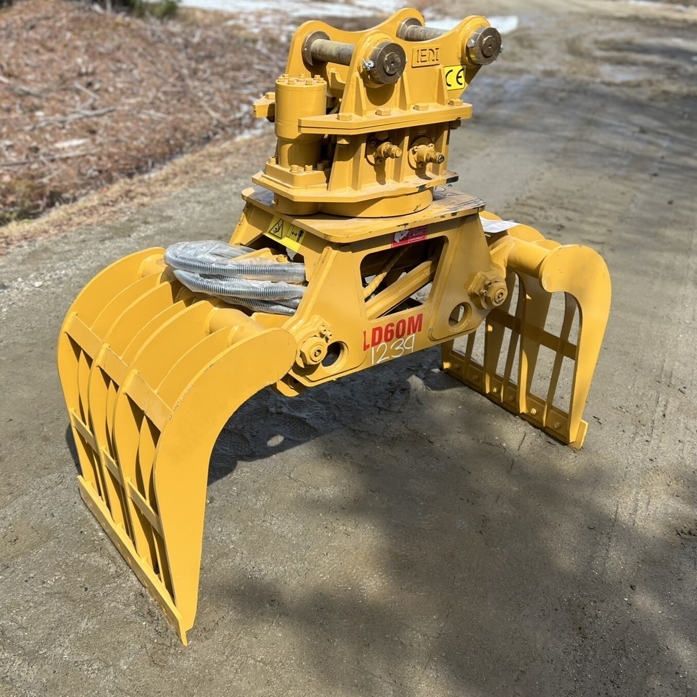 Excavator Rotating Grapple for 5-9 Ton Weight Classes - 50MM Pin Size Bracket
