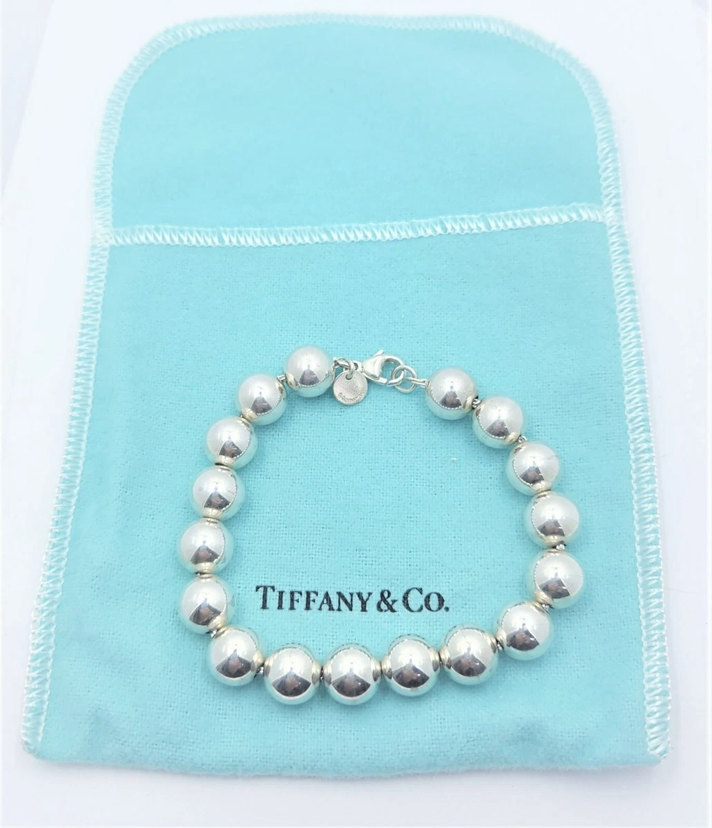 Sterling silver bead shop bracelet tiffany