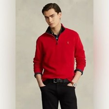 Polo Ralph Lauren LONG-SLEEVE ESTATE RIB 1/4 ZIP PULLOVER