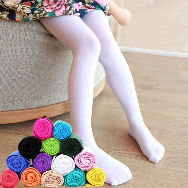 Girls Tights Plain Opaque 80 Denier Microfibre Age 2-12 Years-12 Various Colour' - Image 4 of 4